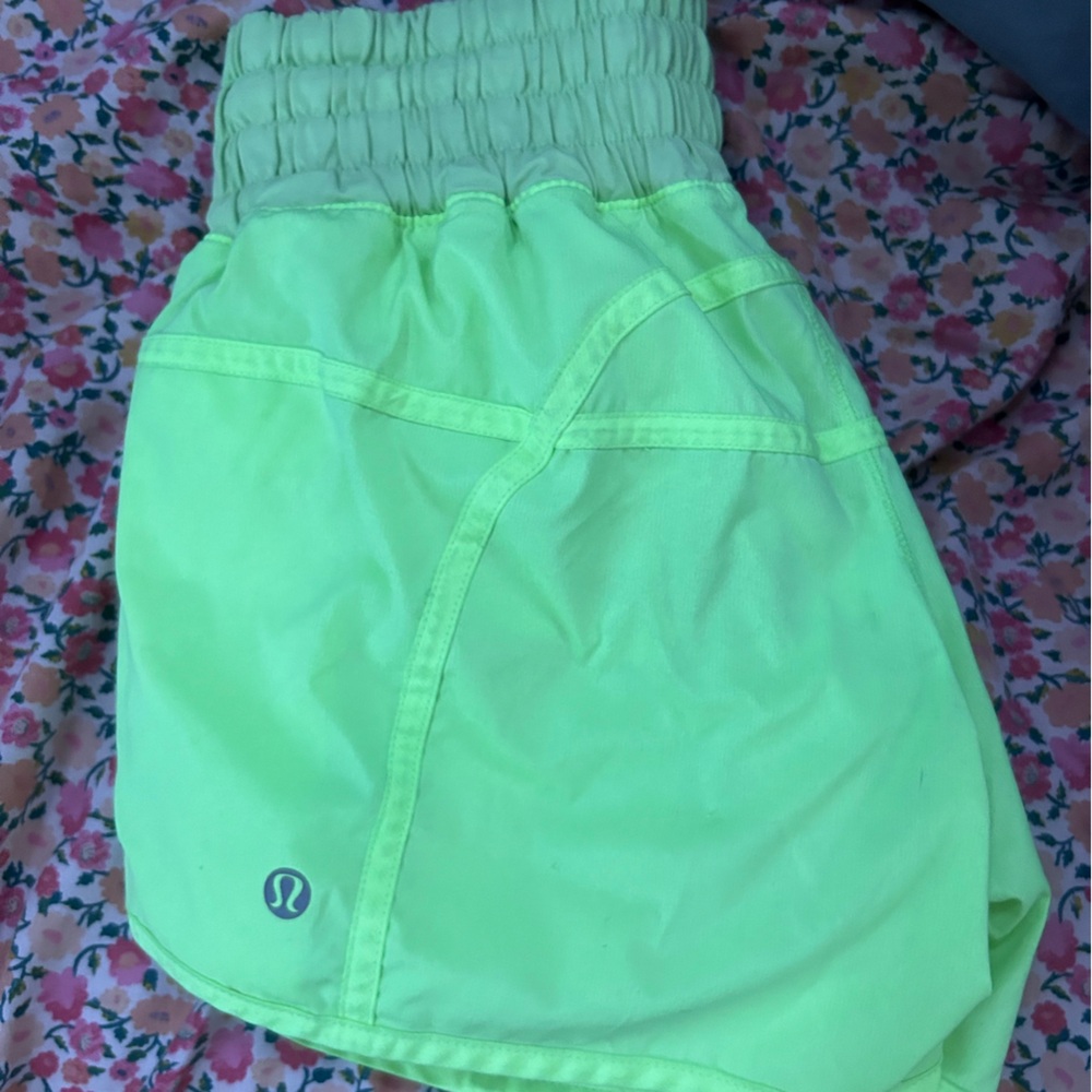 COPY - green lululemon shorts